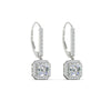 Load image into Gallery viewer, 1-carat-asscher-cut-halo-diamond-lever-back-earrings-in-white-gold-FDEAR11235ASANGLE3-1.00-CT-NL-WG