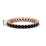 Load image into Gallery viewer, 1-carat-basket-set-round-black-diamond-eternity-band-in-rose-gold-FD11249ROBGBLACK-1.00CT-NL-RG-HW
