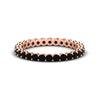 Load image into Gallery viewer, 1-carat-basket-set-round-black-diamond-eternity-band-in-rose-gold-FD11249ROBGBLACK-1.00CT-NL-RG