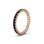 Load image into Gallery viewer, 1-carat-basket-set-round-black-diamond-eternity-band-in-rose-gold-FD11249ROBGBLACKANGLE2-1.00CT-NL-RG
