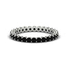 Load image into Gallery viewer, 1-carat-basket-set-round-black-diamond-eternity-band-in-white-gold-FD11249ROBGBLACK-1.00CT-NL-WG