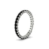 Load image into Gallery viewer, 1-carat-basket-set-round-black-diamond-eternity-band-in-white-gold-FD11249ROBGBLACKANGLE2-1.00CT-NL-WG