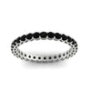 Load image into Gallery viewer, 1-carat-basket-set-round-black-diamond-eternity-band-in-white-gold-FD11249ROBGBLACKANGLE5-1.00CT-NL-WG
