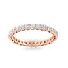 Load image into Gallery viewer, 1-carat-basket-set-round-diamond-eternity-band-in-rose-gold-FD11249ROBANGLE5-1.00CT-NL-RG
