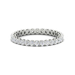 Load image into Gallery viewer, 1-carat-basket-set-round-diamond-eternity-band-in-white-gold-FD11249ROB-1.00CT-NL-WG
