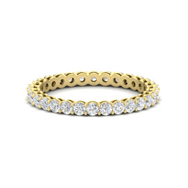 1 Carat Basket Set Round Eternity Band