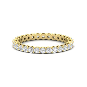 1 Carat Basket Set Round Eternity Band