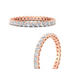 Load image into Gallery viewer, 1-carat-basket-set-round-diamond-eternity-wedding-band-in-rose-gold-FD11249ROBANGLE3-1.00CT-NL-RG