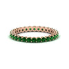 Load image into Gallery viewer, 1-carat-basket-set-round-emerald-eternity-band-in-rose-gold-FD11249ROBGEMGR-1.00CT-NL-RG