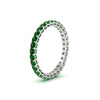 Load image into Gallery viewer, 1-carat-basket-set-round-emerald-eternity-band-in-white-gold-FD11249ROBGEMGRANGLE2-1.00CT-NL-WG