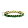 Load image into Gallery viewer, 1-carat-basket-set-round-emerald-eternity-band-in-yellow-gold-FD11249ROBGEMGR-1.00CT-NL-YG-HW