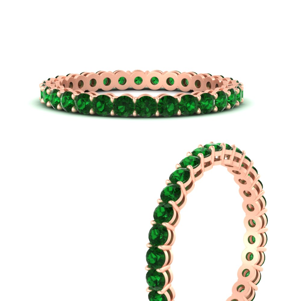 1-carat-basket-set-round-emerald-eternity-wedding-band-in-rose-gold-FD11249ROBGEMGRANGLE3-1.00CT-NL-RG