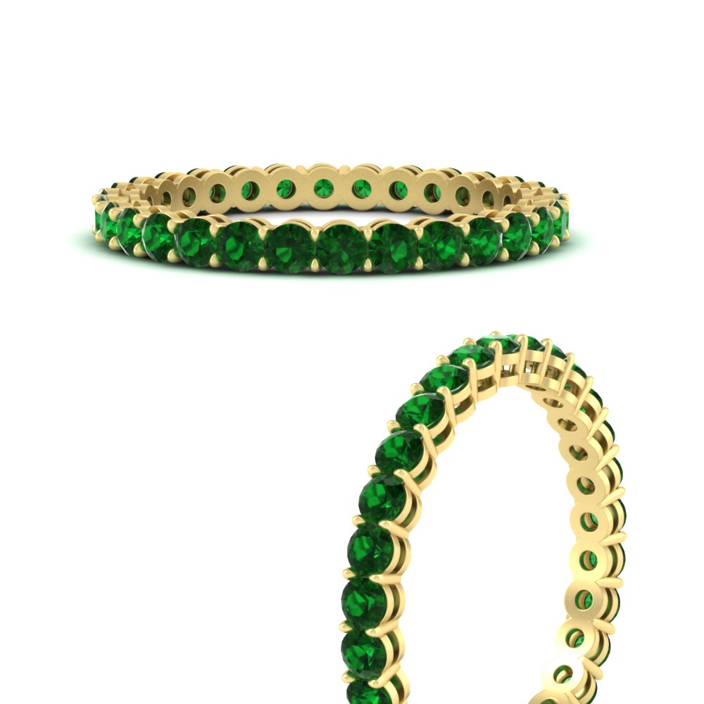 1-carat-basket-set-round-emerald-eternity-wedding-band-in-yellow-gold-FD11249ROBGEMGRANGLE3-1.00CT-NL-YG