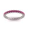 Load image into Gallery viewer, 1-carat-basket-set-round-pink-sapphire-eternity-band-in-white-gold-FD11249ROBGSADRPIANGLE5-1.00CT-NL-WG