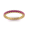 Load image into Gallery viewer, 1-carat-basket-set-round-pink-sapphire-eternity-band-in-yellow-gold-FD11249ROBGSADRPIANGLE5-1.00CT-NL-YG