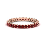 Load image into Gallery viewer, 1-carat-basket-set-round-ruby-eternity-band-in-rose-gold-FD11249ROBGRUDR-1.00CT-NL-RG
