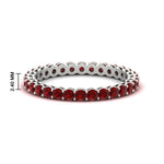 Load image into Gallery viewer, 1-carat-basket-set-round-ruby-eternity-band-in-white-gold-FD11249ROBGRUDR-1.00CT-NL-WG-HW
