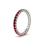 Load image into Gallery viewer, 1-carat-basket-set-round-ruby-eternity-band-in-white-gold-FD11249ROBGRUDRANGLE2-1.00CT-NL-WG
