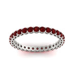 Load image into Gallery viewer, 1-carat-basket-set-round-ruby-eternity-band-in-white-gold-FD11249ROBGRUDRANGLE5-1.00CT-NL-WG
