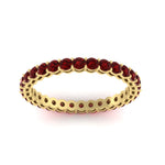 Load image into Gallery viewer, 1-carat-basket-set-round-ruby-eternity-band-in-yellow-gold-FD11249ROBGRUDRANGLE5-1.00CT-NL-YG
