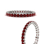 Load image into Gallery viewer, 1-carat-basket-set-round-ruby-eternity-wedding-band-in-white-gold-FD11249ROBGRUDRANGLE3-1.00CT-NL-WG
