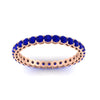 Load image into Gallery viewer, 1-carat-basket-set-round-sapphire-eternity-band-in-rose-gold-FD11249ROBGSABLANGLE5-1.00CT-NL-RG