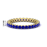 Load image into Gallery viewer, 1-carat-basket-set-round-sapphire-eternity-band-in-yellow-gold-FD11249ROBGSABL-1.00CT-NL-YG-HW
