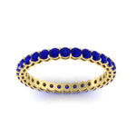 Load image into Gallery viewer, 1-carat-basket-set-round-sapphire-eternity-band-in-yellow-gold-FD11249ROBGSABLANGLE5-1.00CT-NL-YG

