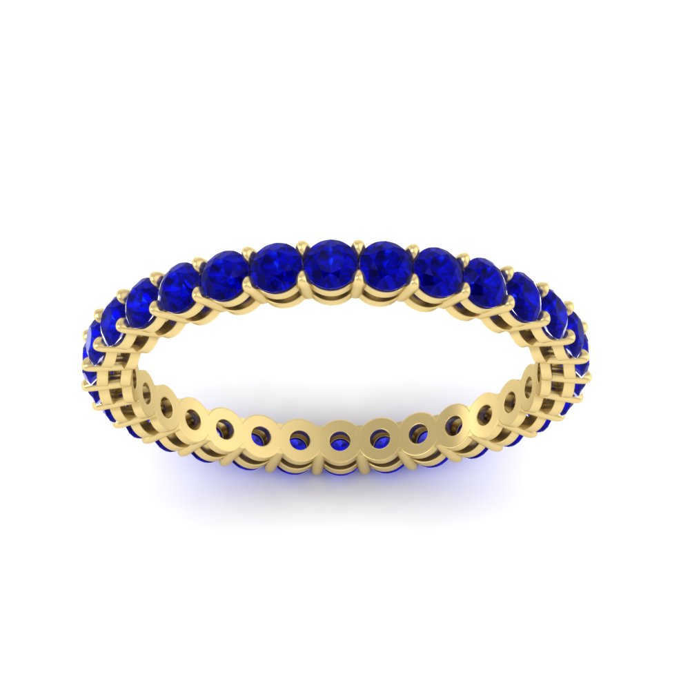 1-carat-basket-set-round-sapphire-eternity-band-in-yellow-gold-FD11249ROBGSABLANGLE5-1.00CT-NL-YG