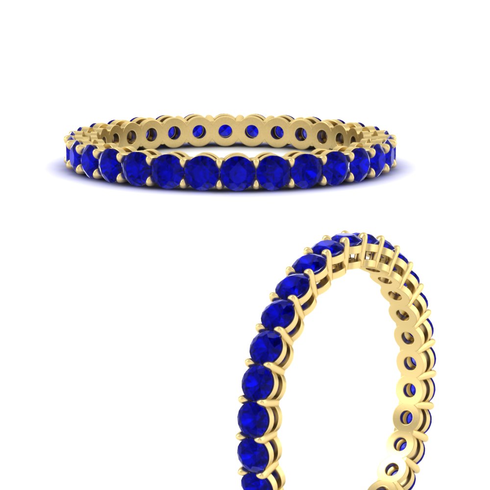 1-carat-basket-set-round-sapphire-eternity-wedding-band-in-yellow-gold-FD11249ROBGSABLANGLE3-1.00CT-NL-YG