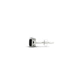Thumbnail 18 - 1 Carat Single Solitaire Princess Cut Male Earring