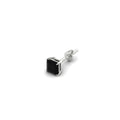 Thumbnail 19 - 1 Carat Single Solitaire Princess Cut Male Earring