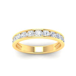 Load image into Gallery viewer, 1-carat-channel-set-diamond-wedding-ring-band-in-yellow-gold-FDWB52422ROANGLE5-1.00CT-NL-YG
