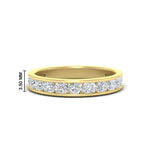 Load image into Gallery viewer, 1-carat-channel-set-diamond-wedding-ring-band-in-yellow-gold-FDWB5242RO-1.00CT-NL-YG-HW

