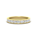 Load image into Gallery viewer, 1-carat-channel-set-diamond-wedding-ring-band-in-yellow-gold-FDWB5242RO-1.00CT-NL-YG
