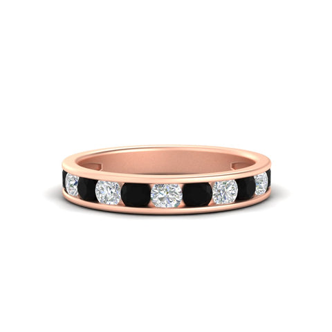 1-carat-channel-set-diamond-wedding-ring-band-with-black-diamond-in-rose-gold-FDWB5242ROGBLACK-1.00CT-NL-RG