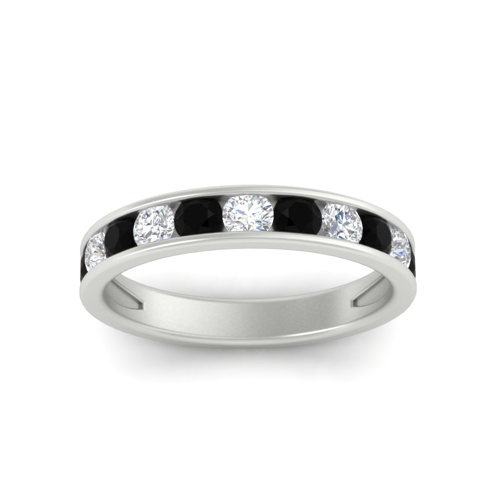 1-carat-channel-set-diamond-wedding-ring-band-with-black-diamond-in-white-gold-FDWB5242ROGBLACKANGLE5-1.00CT-NL-WG