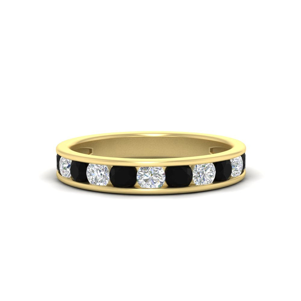 1-carat-channel-set-diamond-wedding-ring-band-with-black-diamond-in-yellow-gold-FDWB5242ROGBLACK-1.00CT-NL-YG