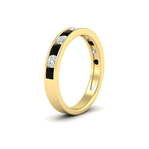 1-carat-channel-set-diamond-wedding-ring-band-with-black-diamond-in-yellow-gold-FDWB5242ROGBLACKANGLE2-1.00CT-NL-YG