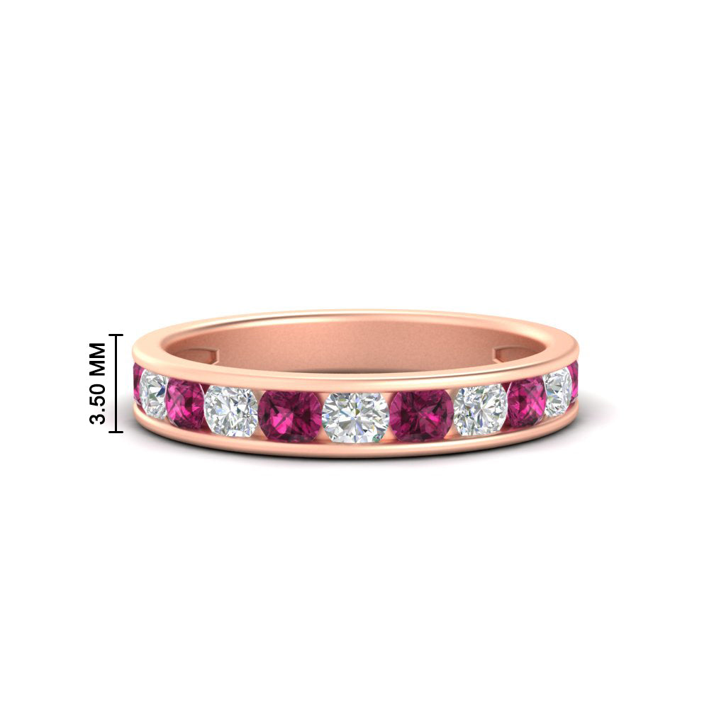 1-carat-channel-set-diamond-wedding-ring-band-with-pink-sapphire-in-rose-gold-FDWB5242ROGSADRPI-1.00CT-NL-RG-HW