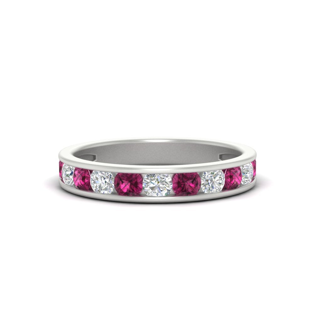 1-carat-channel-set-diamond-wedding-ring-band-with-pink-sapphire-in-white-gold-FDWB5242ROGSADRPI-1.00CT-NL-WG