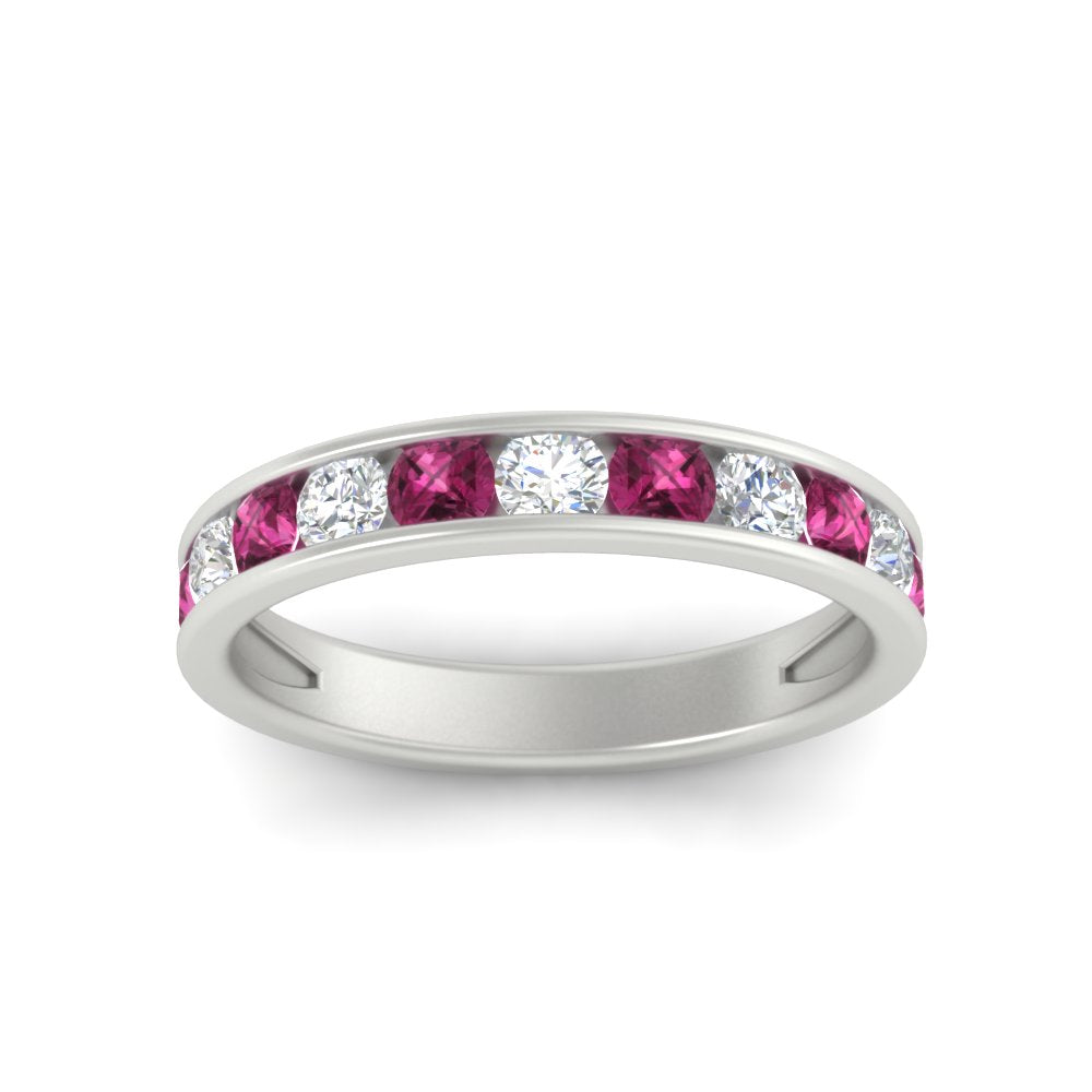 1-carat-channel-set-diamond-wedding-ring-band-with-pink-sapphire-in-white-gold-FDWB5242ROGSADRPIANGLE5-1.00CT-NL-WG