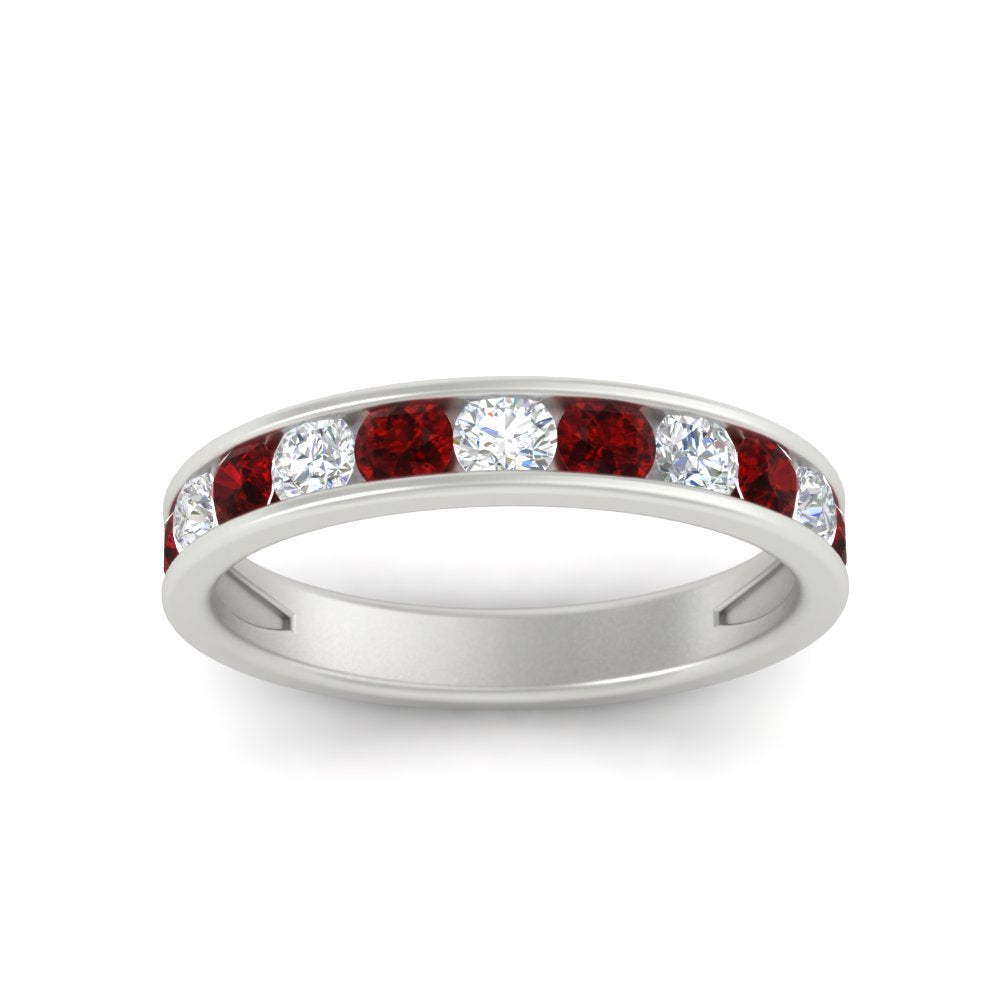 1-carat-channel-set-diamond-wedding-ring-band-with-ruby-in-white-gold-FDWB5242ROGRUDRANGLE5-1.00CT-NL-WG