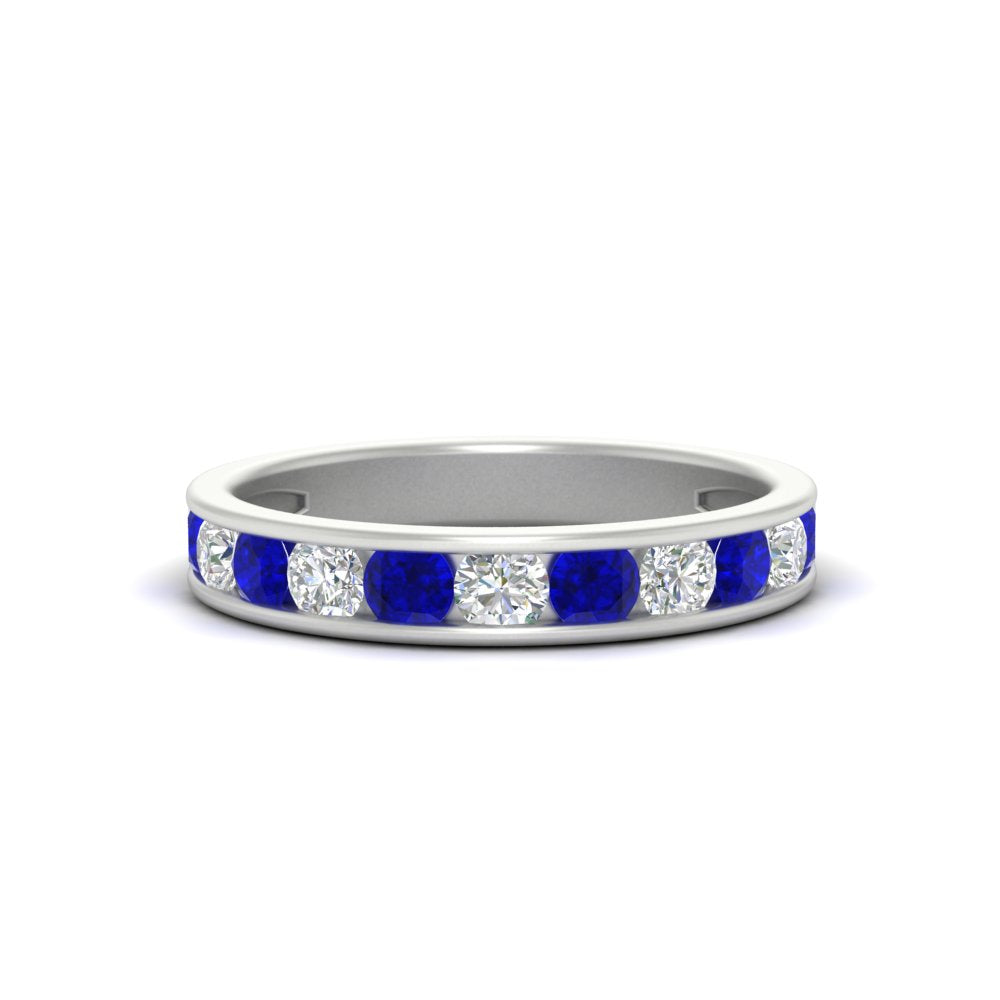1-carat-channel-set-diamond-wedding-ring-band-with-sapphire-in-white-gold-FDWB5242ROGSABL-1.00CT-NL-WG