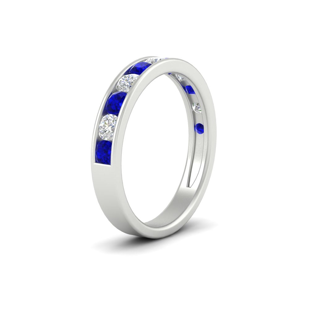 1-carat-channel-set-diamond-wedding-ring-band-with-sapphire-in-white-gold-FDWB5242ROGSABLANGLE2-1.00CT-NL-WG