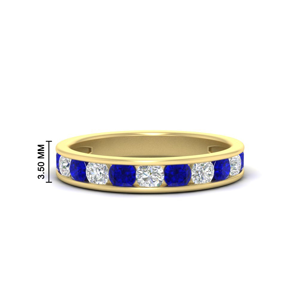 1-carat-channel-set-diamond-wedding-ring-band-with-sapphire-in-yellow-gold-FDWB5242ROGSABL-1.00CT-NL-YG-HW