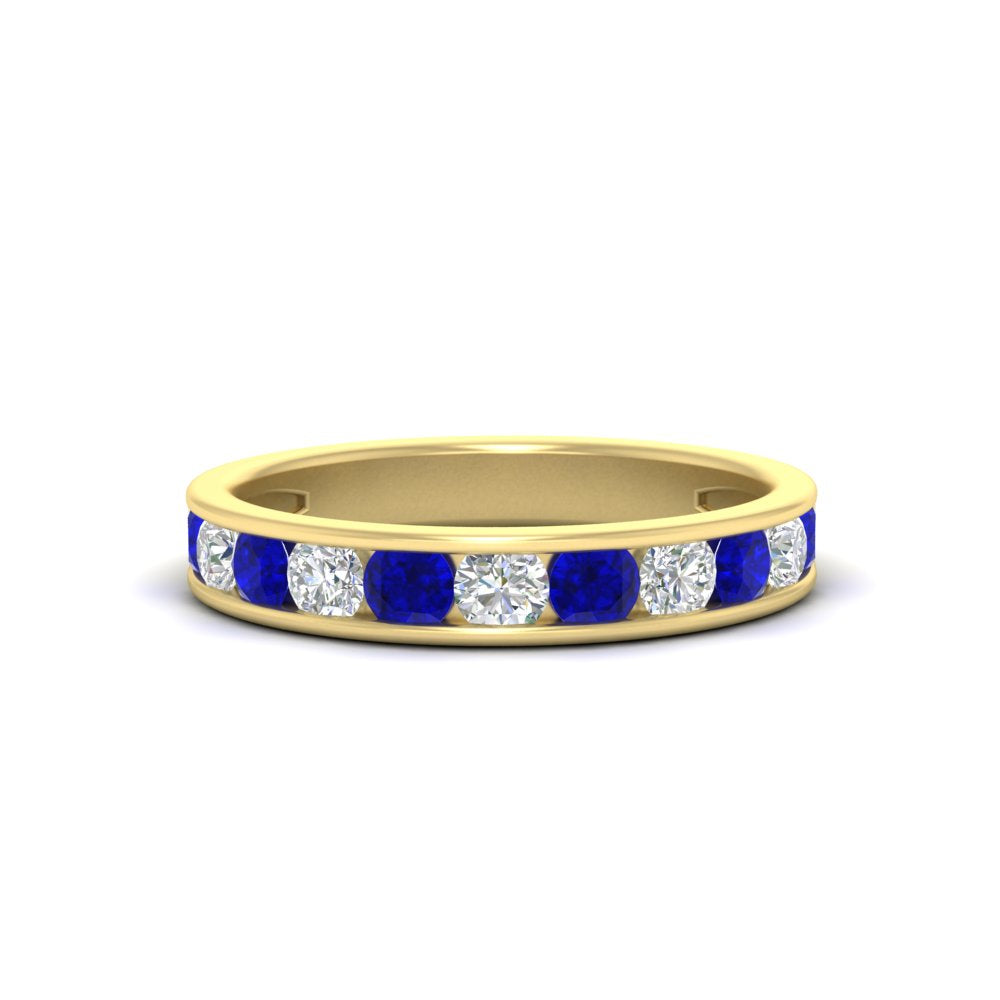 1-carat-channel-set-diamond-wedding-ring-band-with-sapphire-in-yellow-gold-FDWB5242ROGSABL-1.00CT-NL-YG