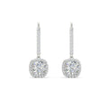 Thumbnail 8 - 1-carat-cushion-cut-halo-lever-back-earrings-in-white-gold-FDEAR-11235CU-1.00CT-NL-WG