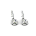 Thumbnail 10 - 1-carat-cushion-cut-halo-lever-back-earrings-in-white-gold-FDEAR-11235CU-1.00CT-NL-WG