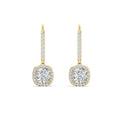 Thumbnail 50 - 1-carat-cushion-cut-halo-lever-back-earrings-in-yellow-gold-FDEAR-11235CU-1.00CT-NL-YG